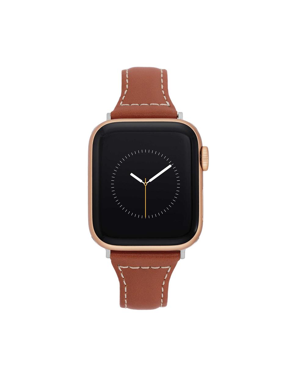 Accessoires Apple Watch Anne Klein Stitched Cuir Band   | QRC-5832468